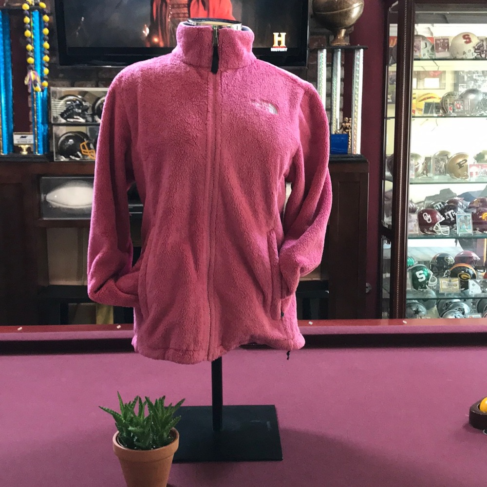 Pink North Face Full Zip Jacket